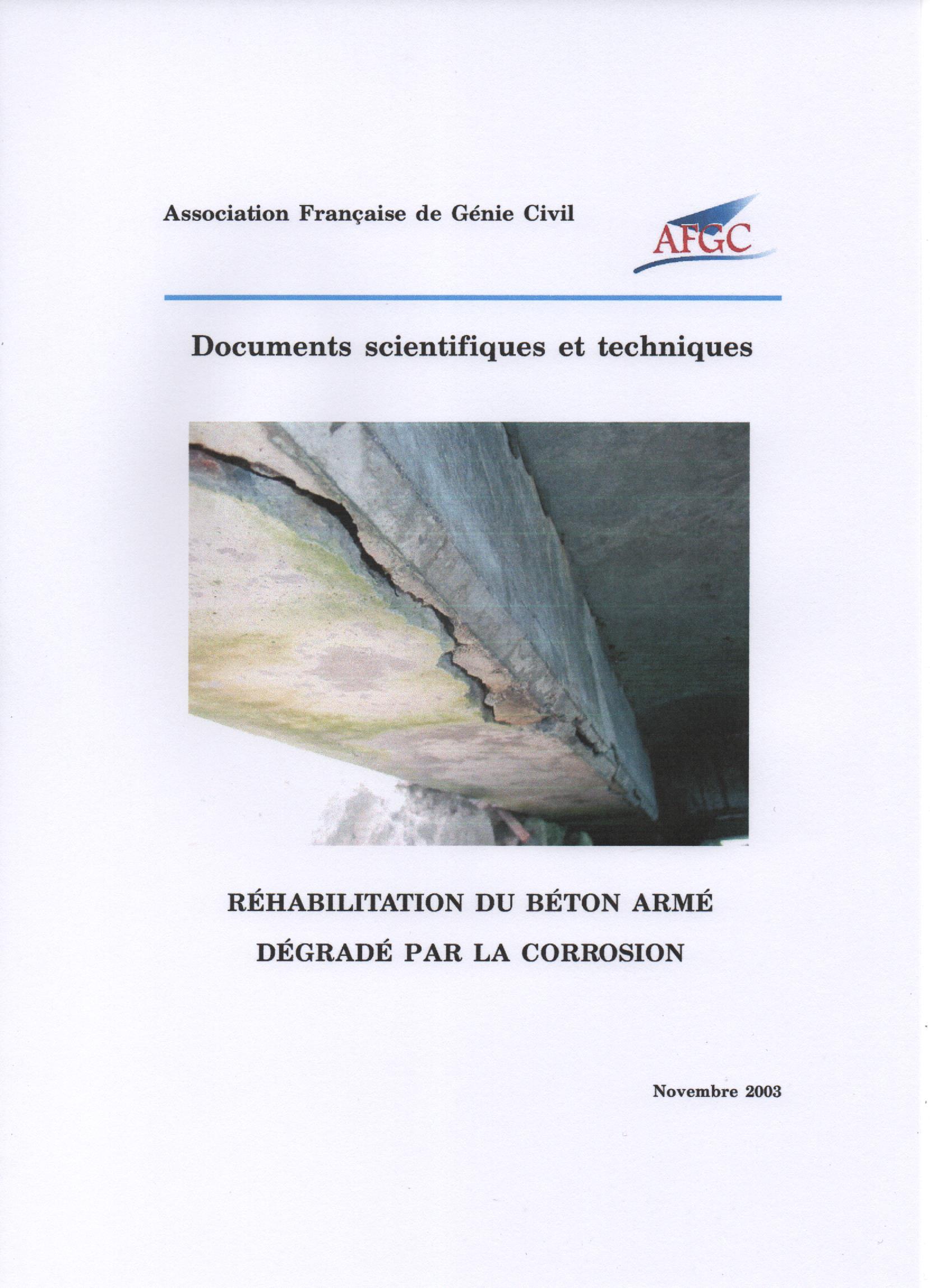 Réhabilitation du béton armé dégradé par la corrosion