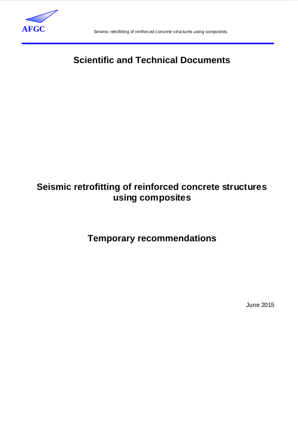 Seismic retrofitting of reinforced concrete structures using composites