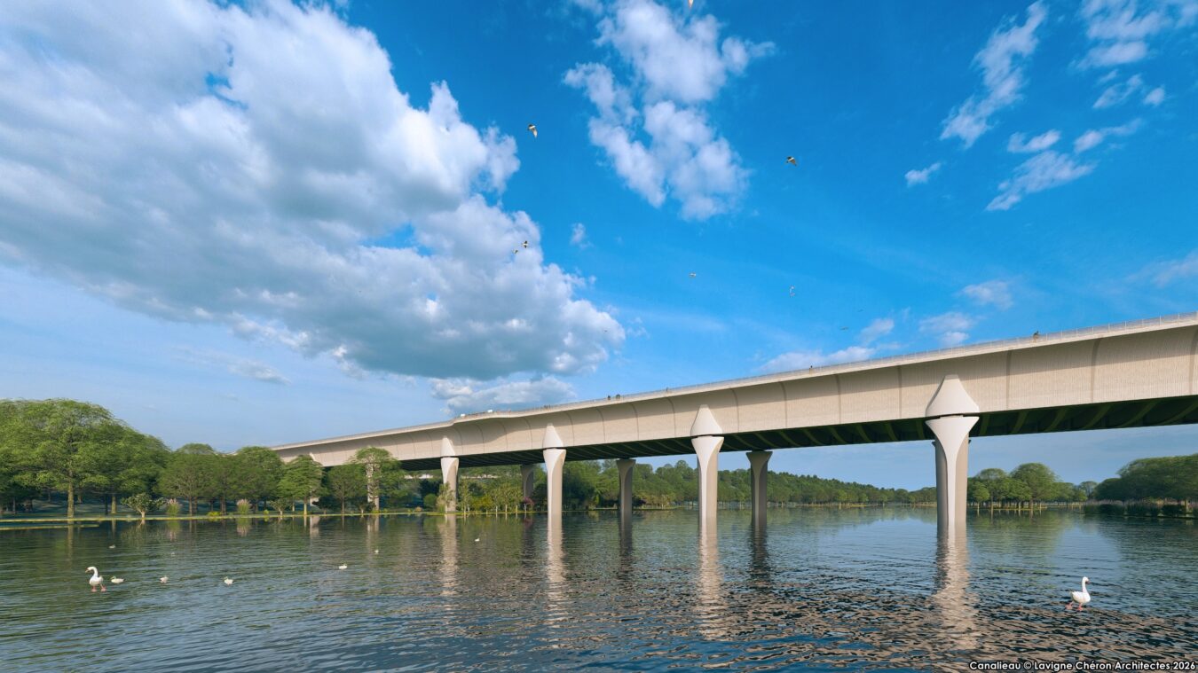 Pont Canal de la Somme MOA SCSNE Canalleau Lavigne Chéron Architecte